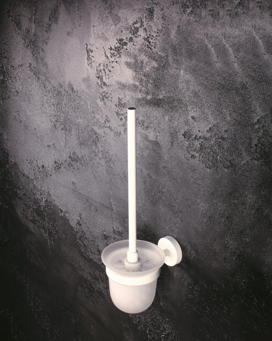 Bemeta White Perie WC cu suport din sticla, alb