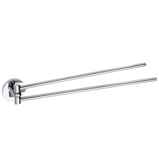 Bemeta Omega Suport prosop baie tip bara dubla 42 cm, prinderi cu H4 cm
