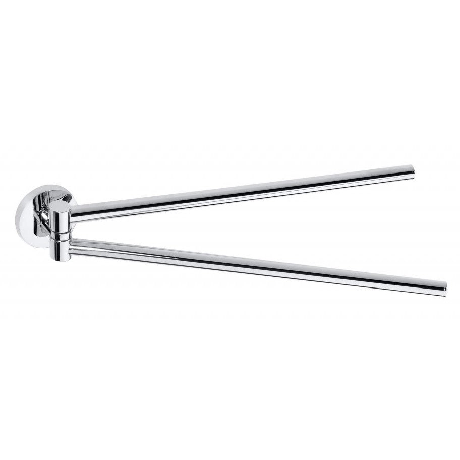 Bemeta Omega Suport prosop baie tip bara dubla 42 cm, prinderi cu H4 cm