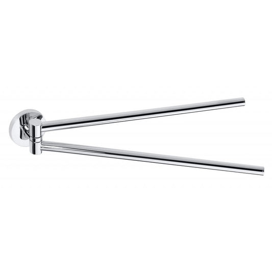 Bemeta Omega Suport prosop baie tip bara dubla 42 cm, prinderi cu H4 cm
