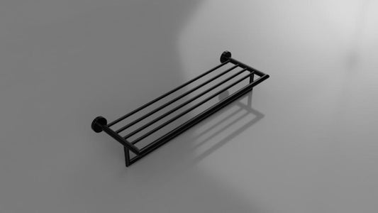Bemeta Dark Raft (etajera) prosop baie, negru