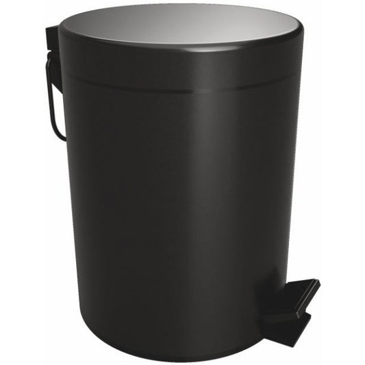 Bemeta Dark Cos gunoi 5 l, soft-close, negru