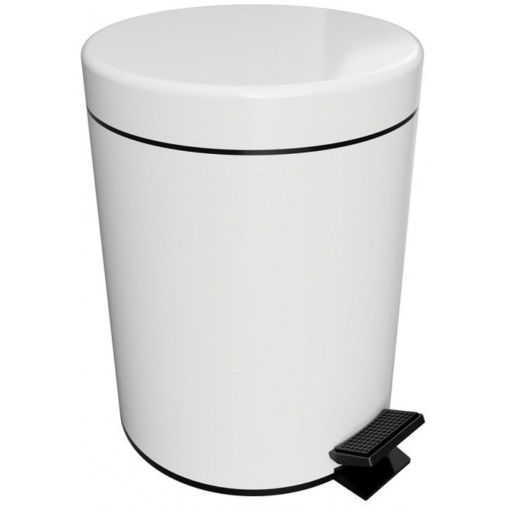 Bemeta Hotel Cos gunoi cu capac soft close 5 l, alb