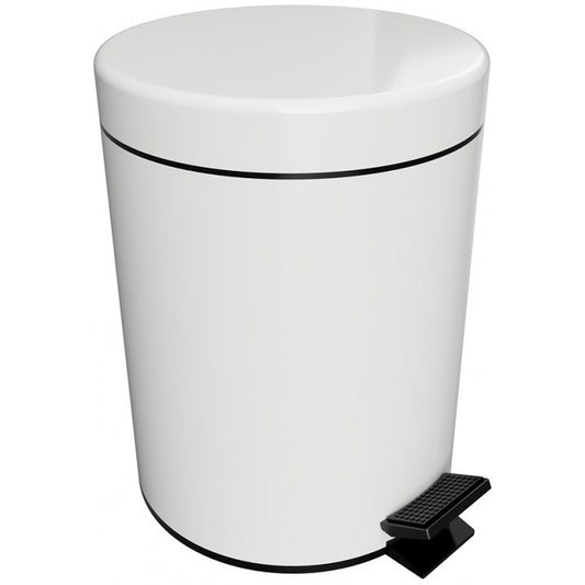 Bemeta Hotel Cos gunoi cu capac soft close 5 l, alb
