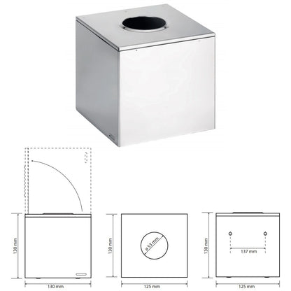 Bemeta Hotel Dispenser servetele, inox