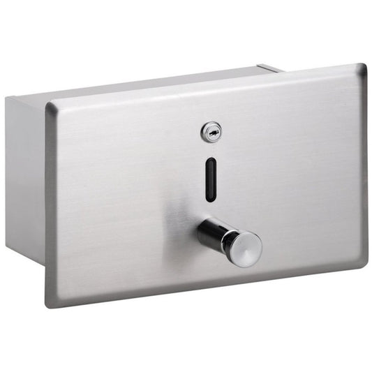 Bemeta Hotel Dozator sapun lichid incastrat 1100 ml, inox mat