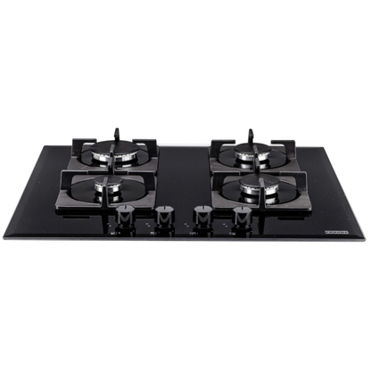 Franke New Glass FHNS 604 4G BK C Plita cu gaz 59x52 cm, negru
