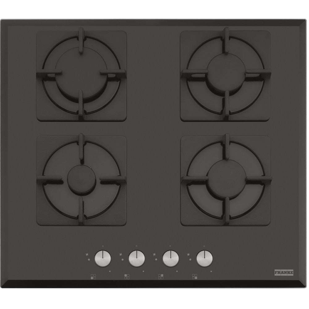 Franke New Glass FHNS 604 4G BK C Plita cu gaz 59x52 cm, negru