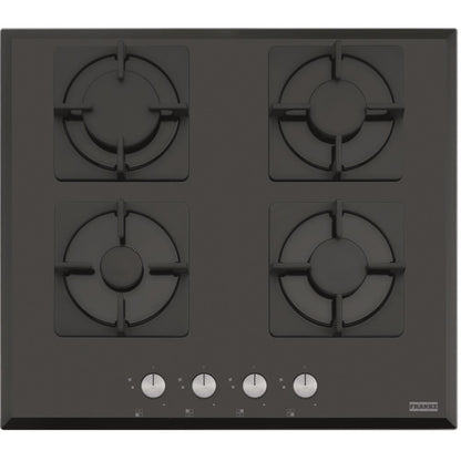 Franke New Glass FHNS 604 4G BK C Plita cu gaz 59x52 cm, negru