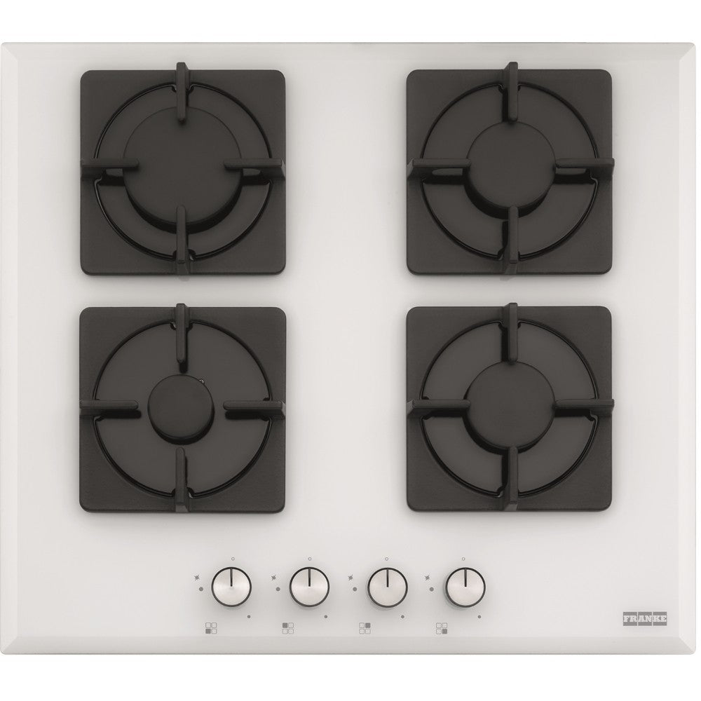 Franke New Glass FHNS 604 4G WH C Plita cu gaz 59x52 cm, alb