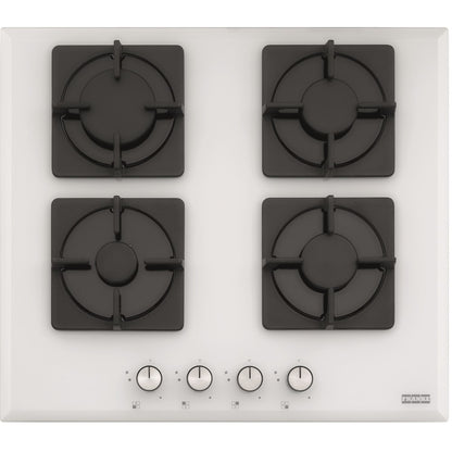 Franke New Glass FHNS 604 4G WH C Plita cu gaz 59x52 cm, alb