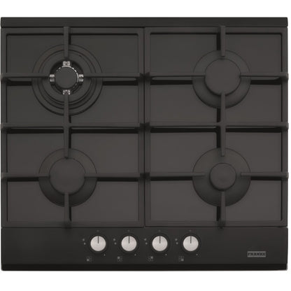Franke New Glass FHNG 604 4G TC BK C Plita cu gaz 59x52 cm, negru