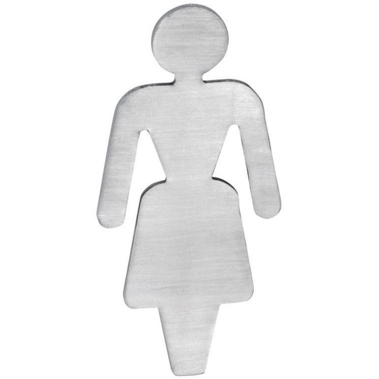 Bemeta Home Indicator toaleta pentru femei, inox mat