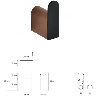 Bemeta Galla Cuier baie, negru