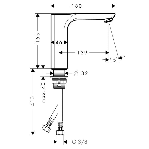Baterie lavoar Hansgrohe Axor Urquiola