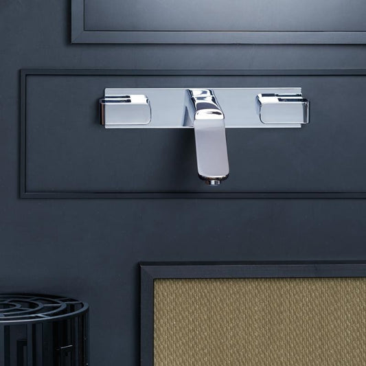 Baterie lavoar incastrata Hansgrohe Axor Urquiola, dubla comanda, pipa 17 cm