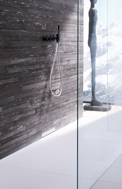 Rigola dus Geberit Duofix cu scurgere in perete Ø50 mm si cadru de montaj pentru baterie