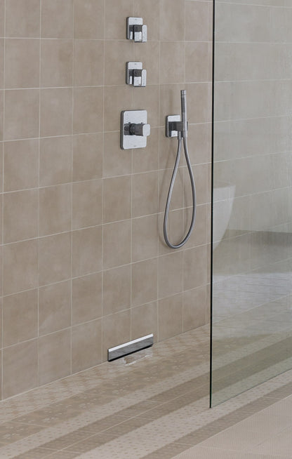 Rigola dus Geberit Duofix H50 cm cu scurgere in perete Ø50mm