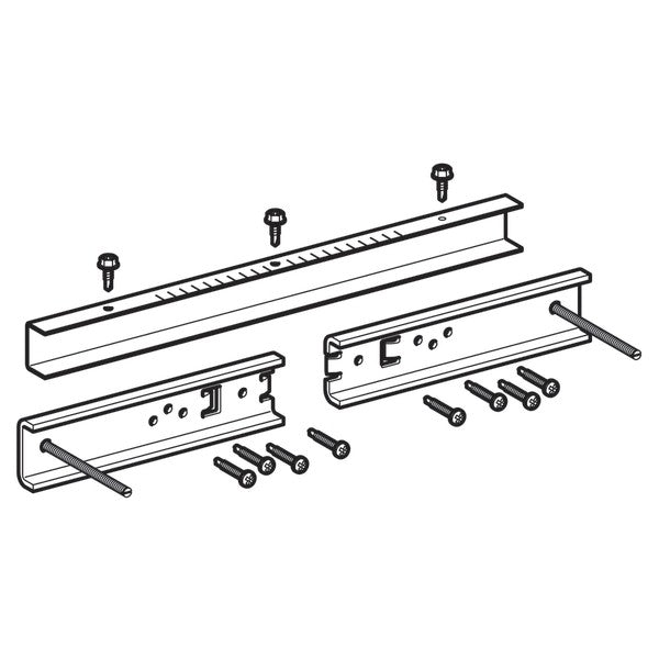 Geberit Set de fixare pentru lavoare cu distanta montare de 38-58 cm