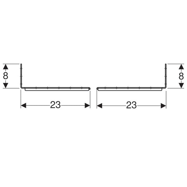 Geberit Set de fixare suruburi pe o distanta de 50-57 cm