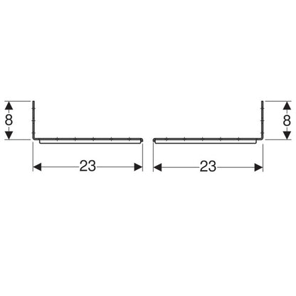 Geberit Set de fixare suruburi pe o distanta de 50-57 cm