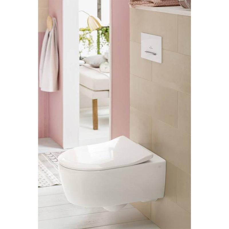 Villeroy & Boch ViConnect Clapeta de actionare WC alb/crom