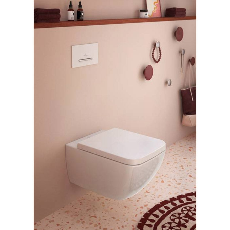Villeroy & Boch ViConnect Clapeta de actionare WC alb/crom