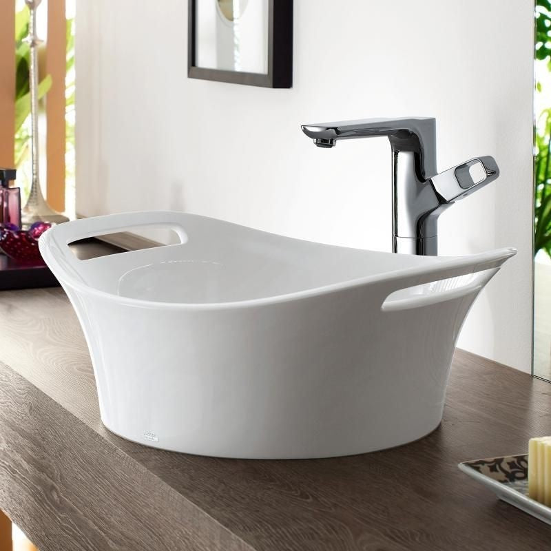 Lavoar baie pe blat Hansgrohe Urquiola 51x42 cm
