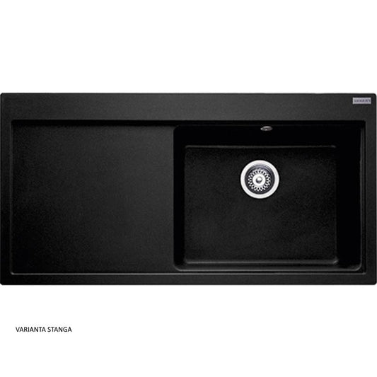 Franke Mythos MTG 611 Chiuveta bucatarie granit 100x52 cm, negru (nero)