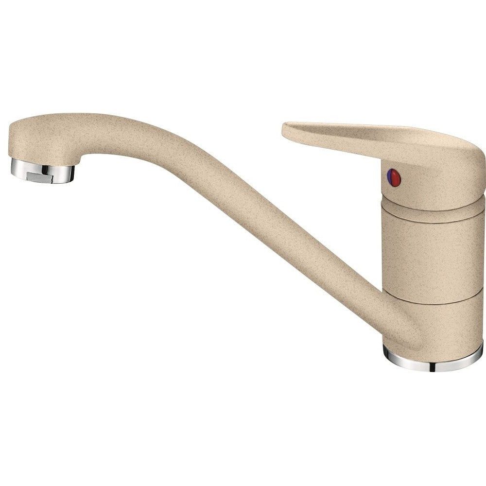 Franke Basis BFG 620 Set chiuveta bucatarie granit 86x50 cm cu baterie monocomanda Novara Plus, bej (avena)