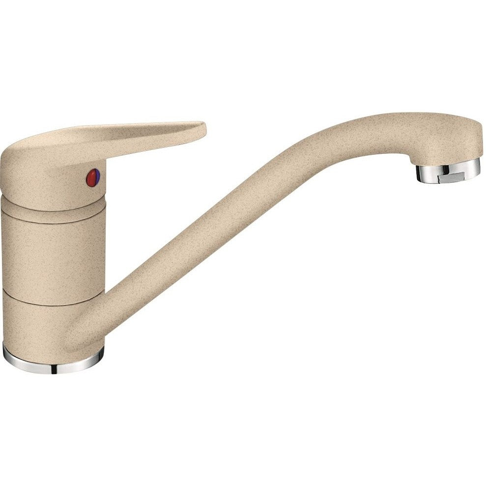 Franke Basis BFG 611-62 Set chiuveta bucatarie granit 62x50 cm cu baterie monocomanda Novara Plus, bej (avena)