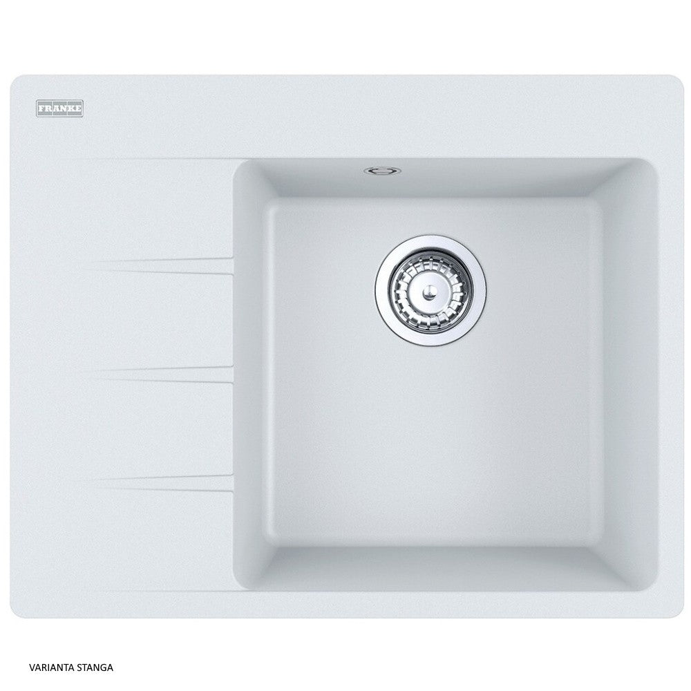 Franke Centro CNG 611/211-62 Chiuveta bucatarie granit 62x50 cm, alb (bianco)