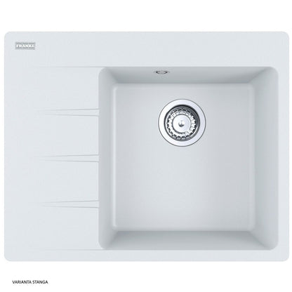 Franke Centro CNG 611/211-62 Chiuveta bucatarie granit 62x50 cm, alb (bianco)