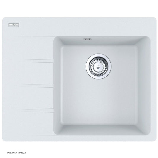 Franke Centro CNG 611/211-62 Chiuveta bucatarie granit 62x50 cm, alb (bianco)