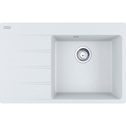 Franke Centro CNG 611/211-78 Chiuveta bucatarie granit 78x50 cm, alb (bianco)