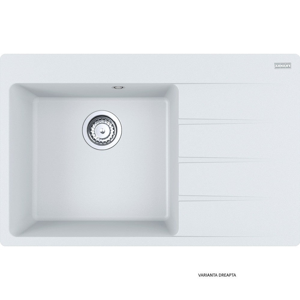 Franke Centro CNG 611/211-78 Chiuveta bucatarie granit 78x50 cm, alb (bianco)