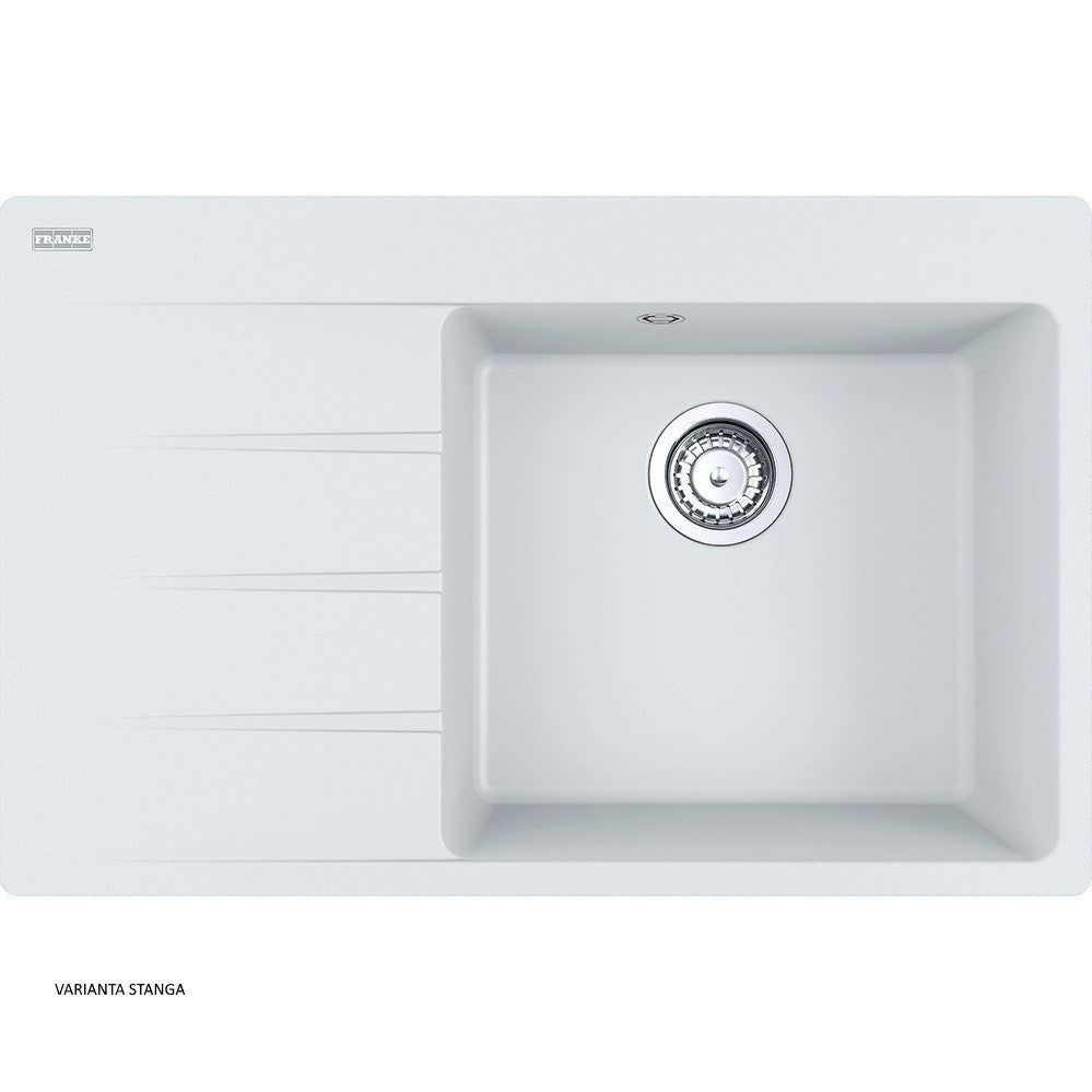 Franke Centro CNG 611/211-78 Chiuveta bucatarie granit 78x50 cm, alb (bianco)