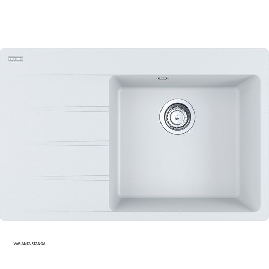 Franke Centro CNG 611/211-78 Chiuveta bucatarie granit 78x50 cm, alb (bianco)