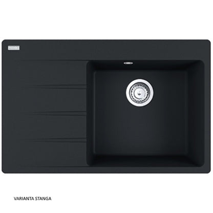 Franke Centro CNG 611/211-78 Chiuveta bucatarie granit 78x50 cm, negru mat