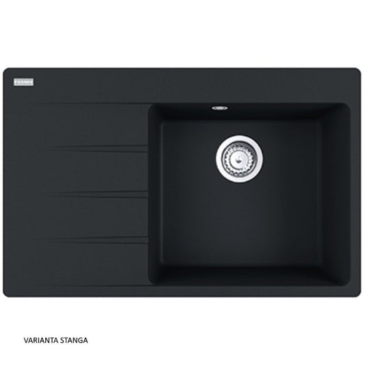 Franke Centro CNG 611/211-78 Chiuveta bucatarie granit 78x50 cm, negru mat