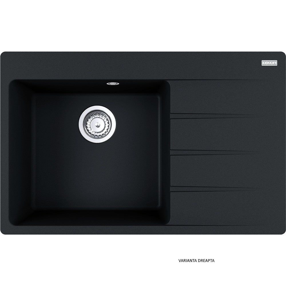 Franke Centro CNG 611/211-78 Chiuveta bucatarie granit 78x50 cm, negru (nero)