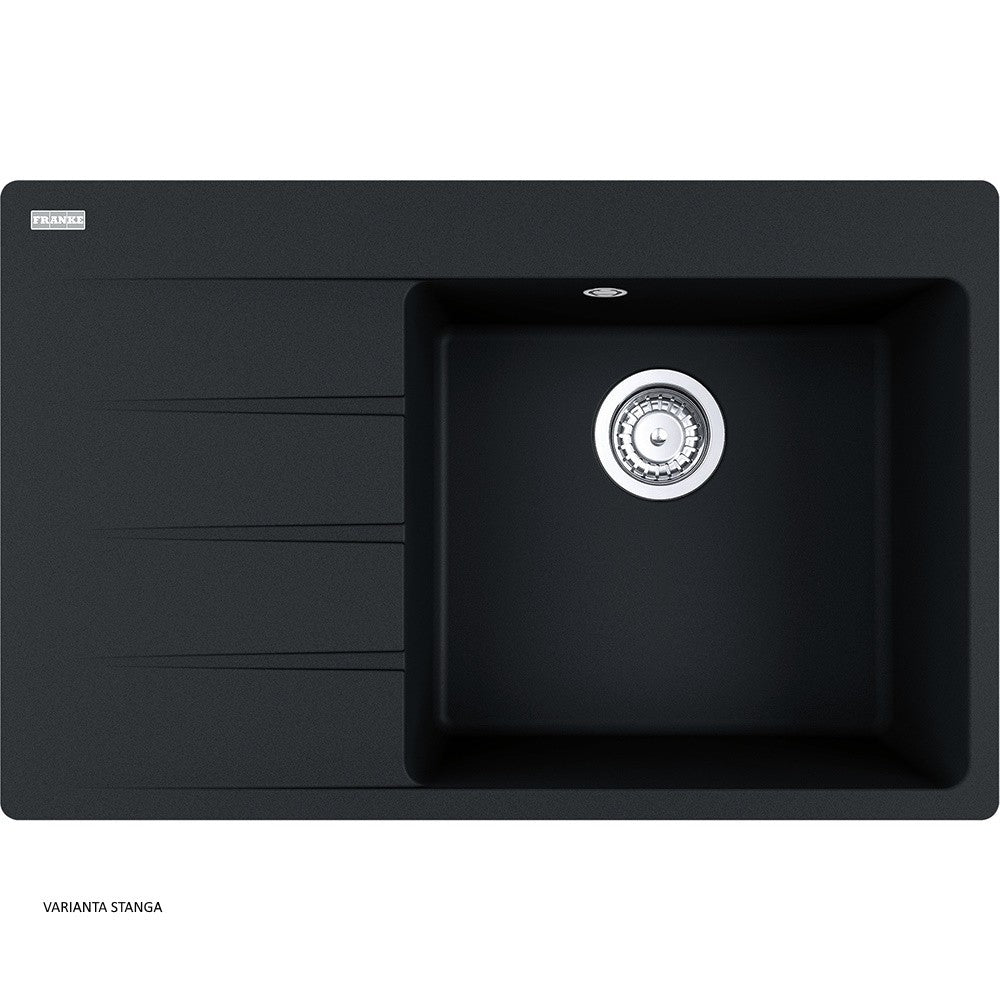 Franke Centro CNG 611/211-78 Chiuveta bucatarie granit 78x50 cm, negru (nero)