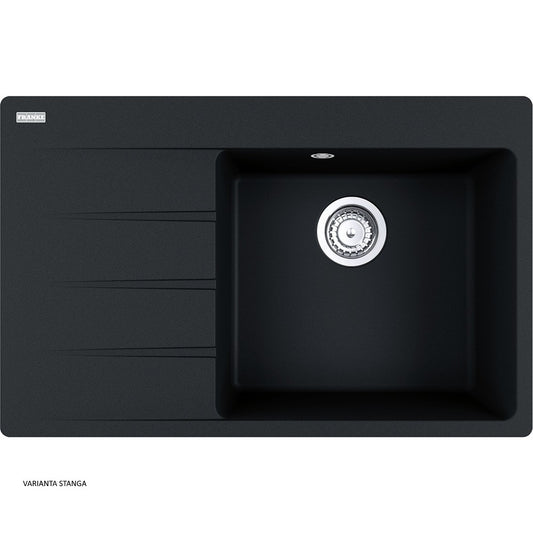 Franke Centro CNG 611/211-78 Chiuveta bucatarie granit 78x50 cm, negru (nero)