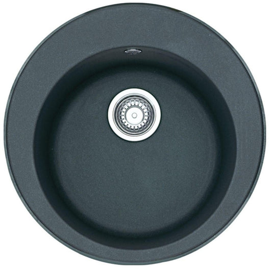 Franke Rotondo ROG 610 Chiuveta bucatarie granit Ø51 cm, negru