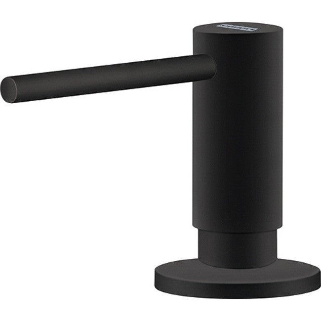 Franke Rotondo ROG 610 Set chiuveta bucatarie granit Ø51 cm cu baterie monocomanda Pola si dispenser sapun lichid, negru