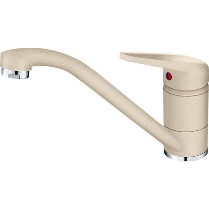 Franke Maris MRG 610-54 Set chiuveta bucatarie granit 50x59 cm cu baterie monocomanda Novara Plus, bej (avena)