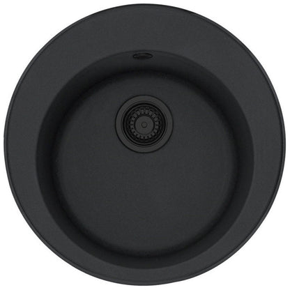 Franke Rotondo ROG 610 VN Chiuveta bucatarie granit Ø51 cm, negru