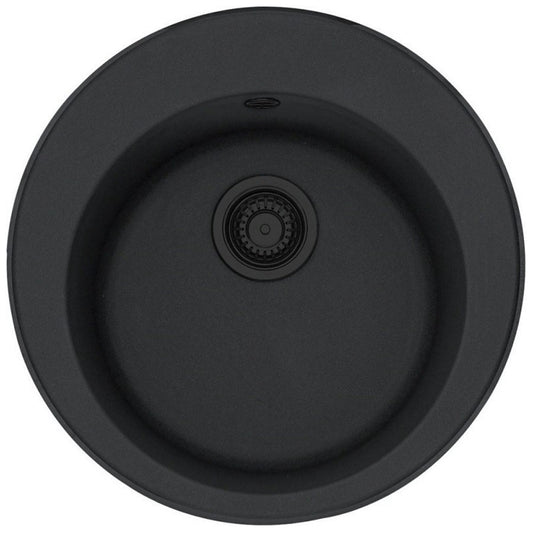 Franke Rotondo ROG 610 VN Chiuveta bucatarie granit Ø51 cm, negru