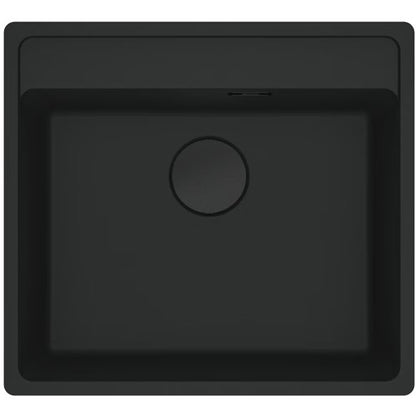 Franke Maris MRG 610-52 TL Chiuveta bucatarie granit 56x51 cm, negru mat