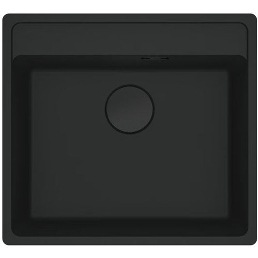 Franke Maris MRG 610-52 TL Chiuveta bucatarie granit 56x51 cm, negru mat